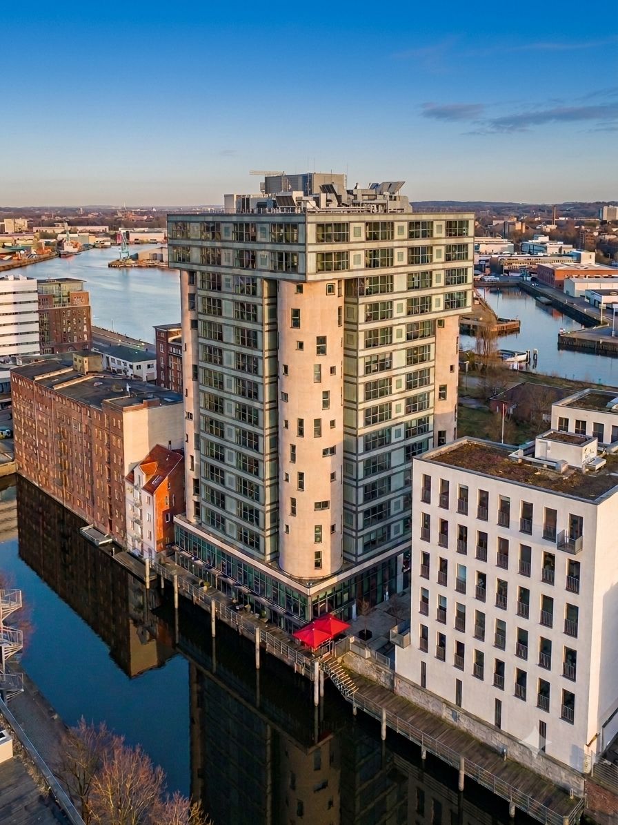 Das Silo, Schellerdamm 16, Hamburg — Bürogebäude von ABOVE